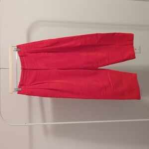 Marni x Uniqlo Red Wide Leg Corduroy Pants Size Medium